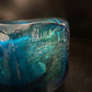 Vintage 1979 Mdina Blue Glass Hammer Head Fish Vase