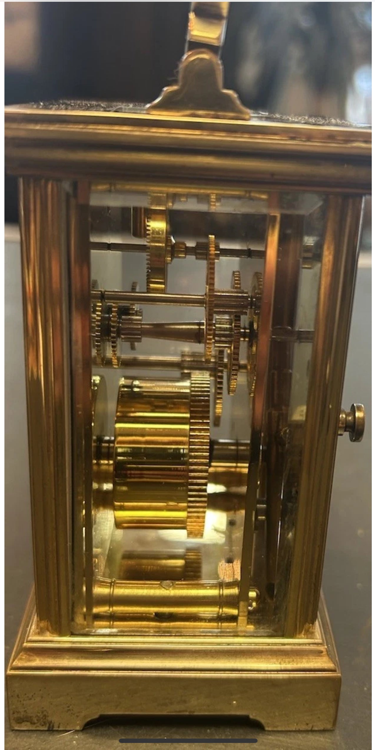 PSB of harrow  8 day carriage clock.