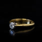 18ct Gold 0.3ct Diamond Ring Size O 2.8g
