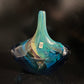 Vintage 1979 Mdina Blue Glass Hammer Head Fish Vase