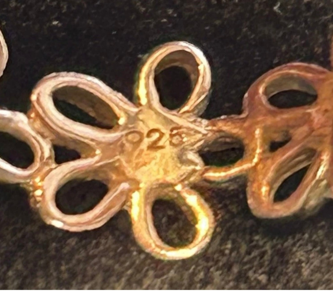 925 silver flower ring