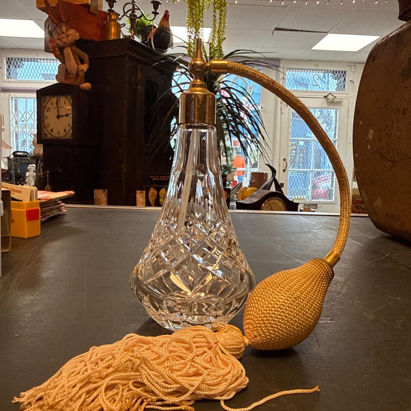 Vintage glass perfume bottle