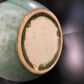 Vintage 1931 Ruskin England Pottery Green / Blue Crystalline Glazed Vase