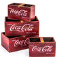 Antiqued Red Wooden Cola Storage Box / Crate