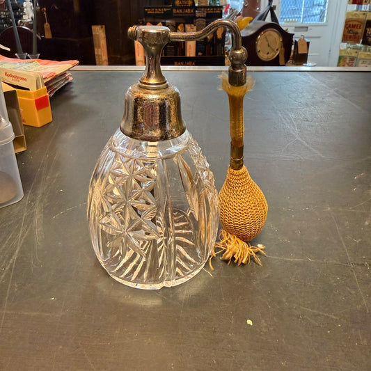 Vintage glass perfume bottle