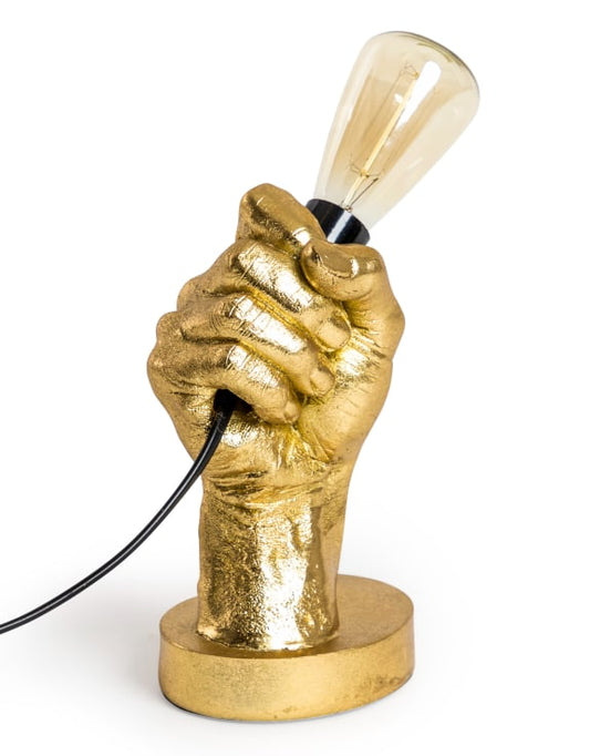 Gold Hand Held Table Lamp