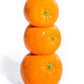 Ceramic Orange Stack Stem Vase