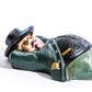 Cast Iron Rich Man / Fat Cat Coin Bank