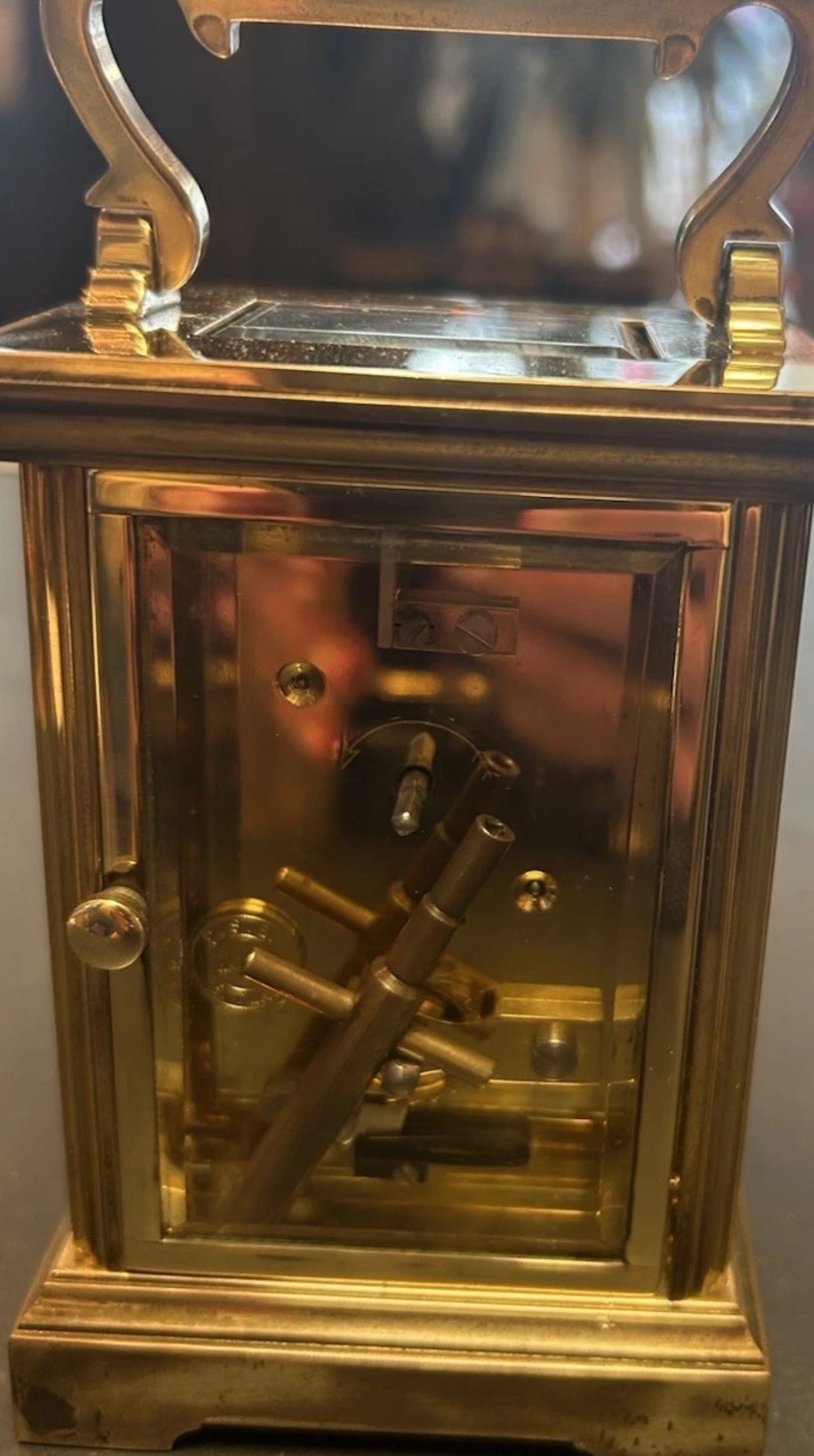 PSB of harrow  8 day carriage clock.