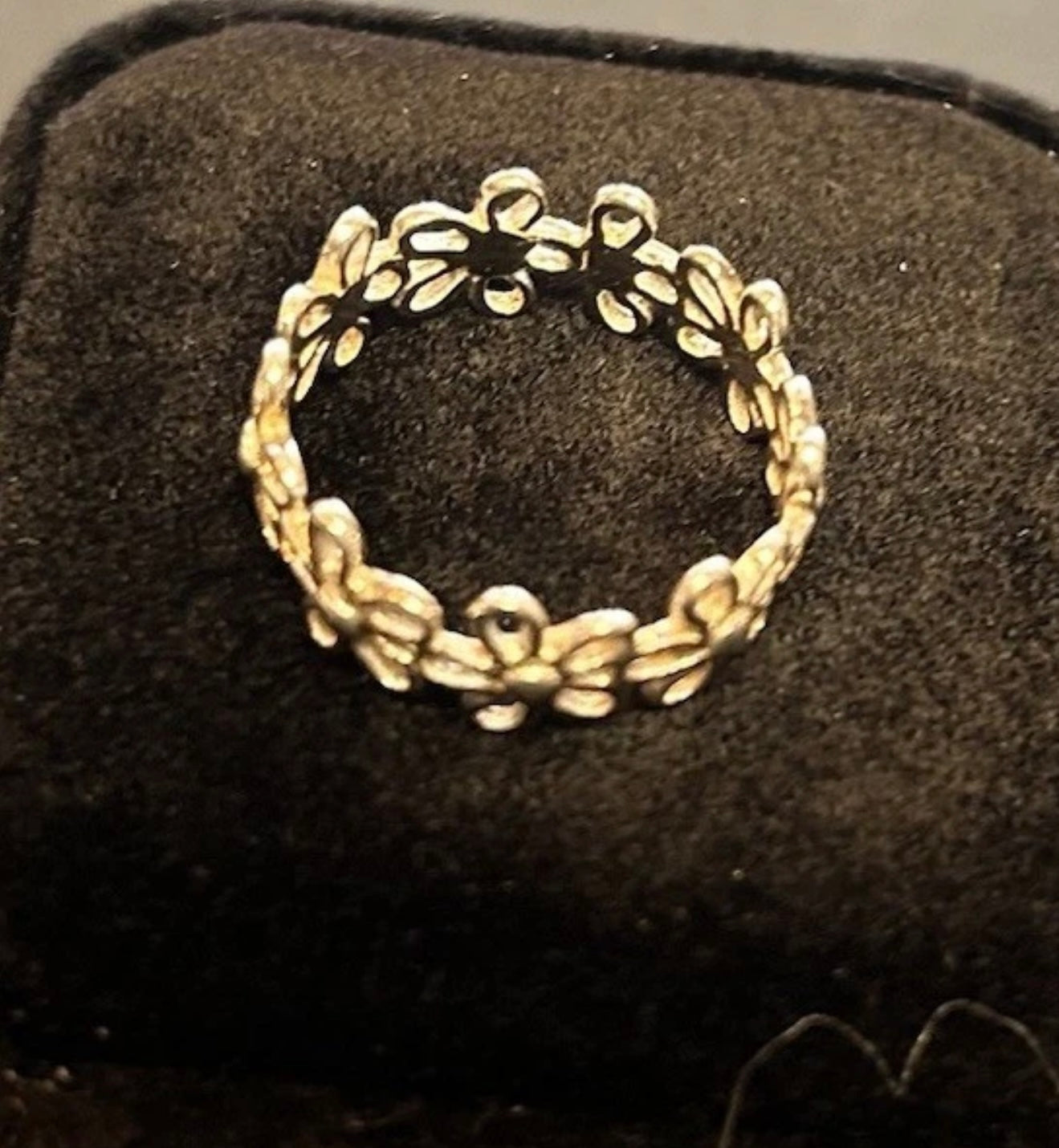 925 silver flower ring