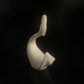 Vintage White Alabaster Swan Ornament