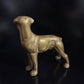 Vintage Brass Dog Ornament