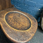 Antique Vintage Solid Oak Early 19th Century Hallway Chair