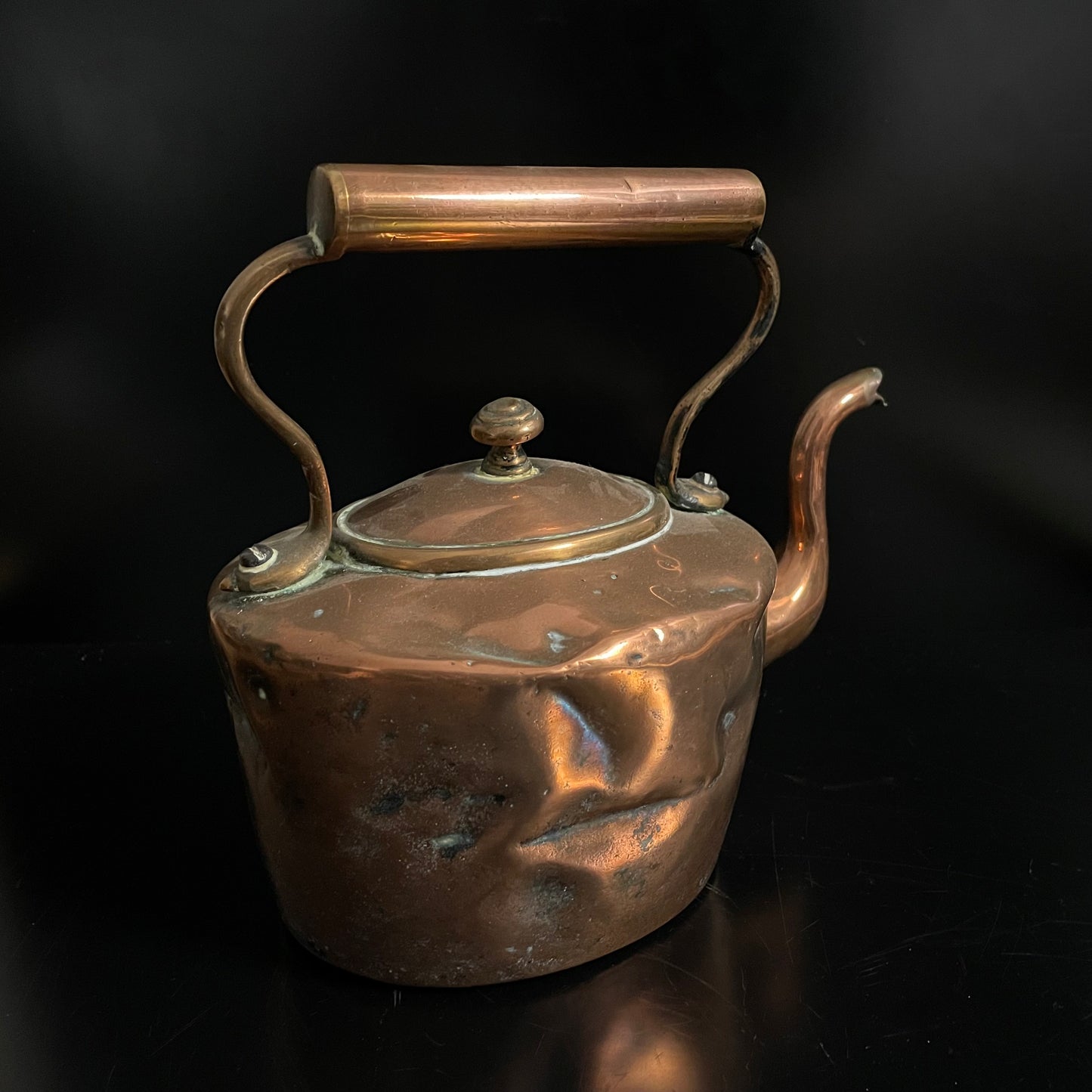 Antique Vintage Copper Kettle