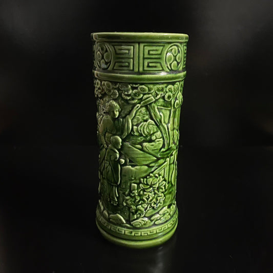 Vintage Bretby England 959 A Green Vase