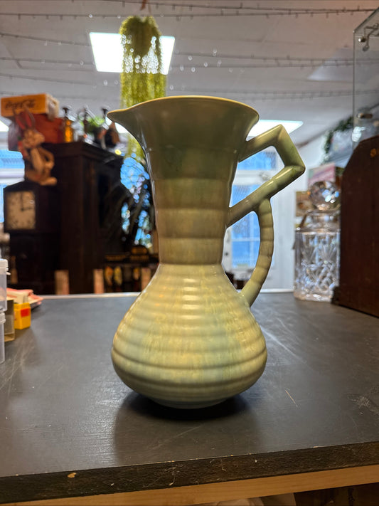 Large SylvaC art deco style jug in green and blue