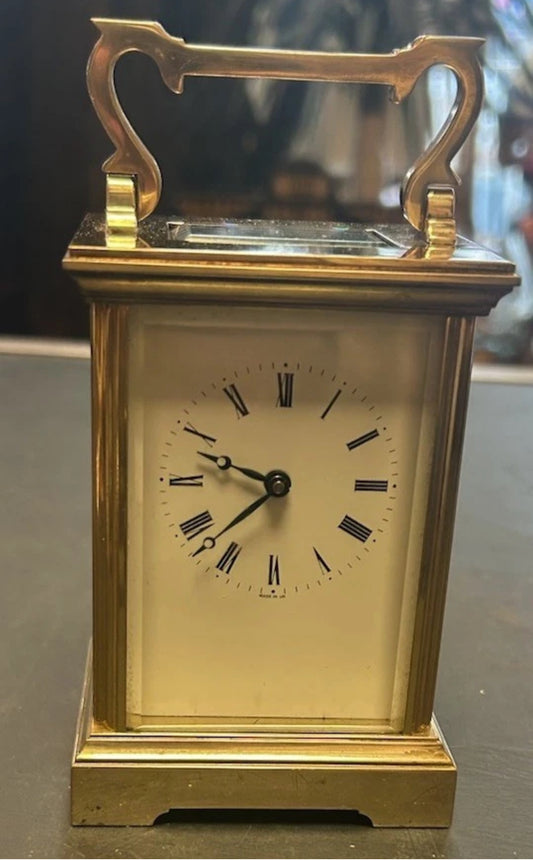 PSB of harrow  8 day carriage clock.