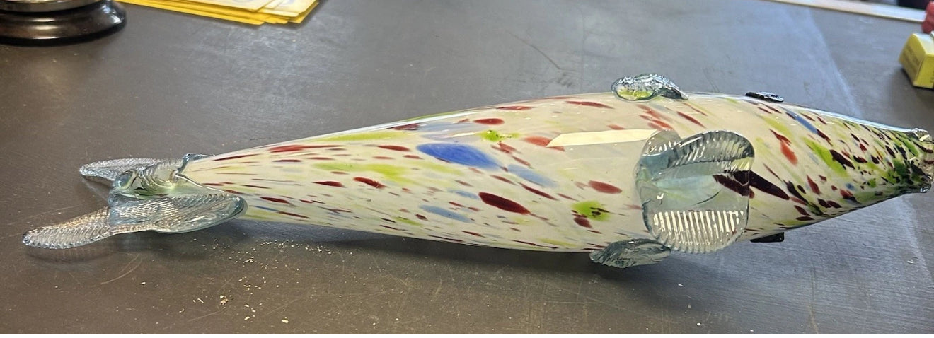 Murano Multicoloured Handblown Glass Fish
