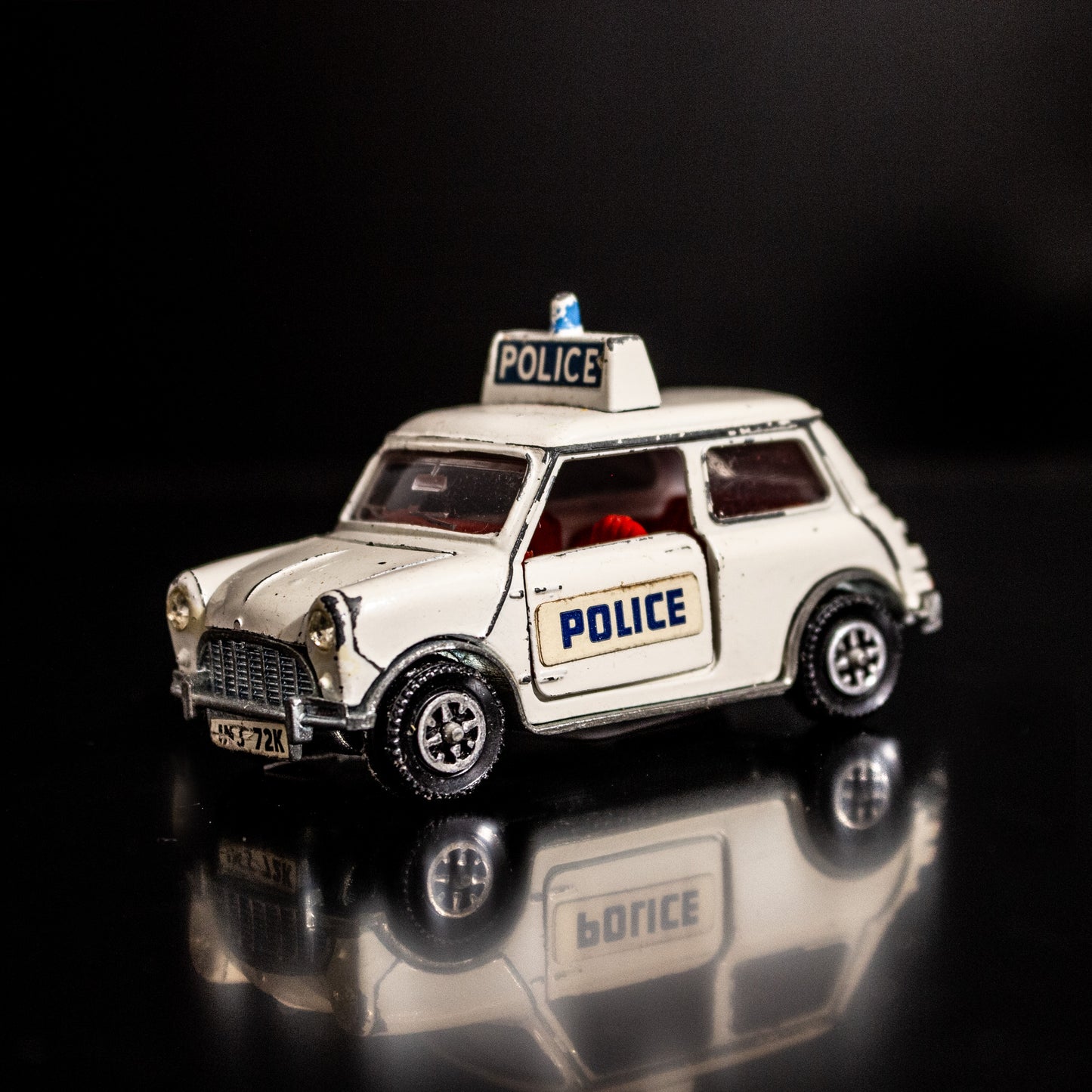 Vintage Dinky Toys Diecast Mini Police Car