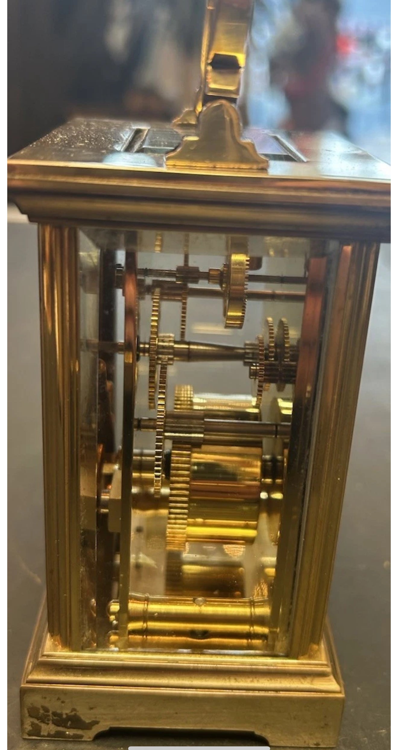 PSB of harrow  8 day carriage clock.