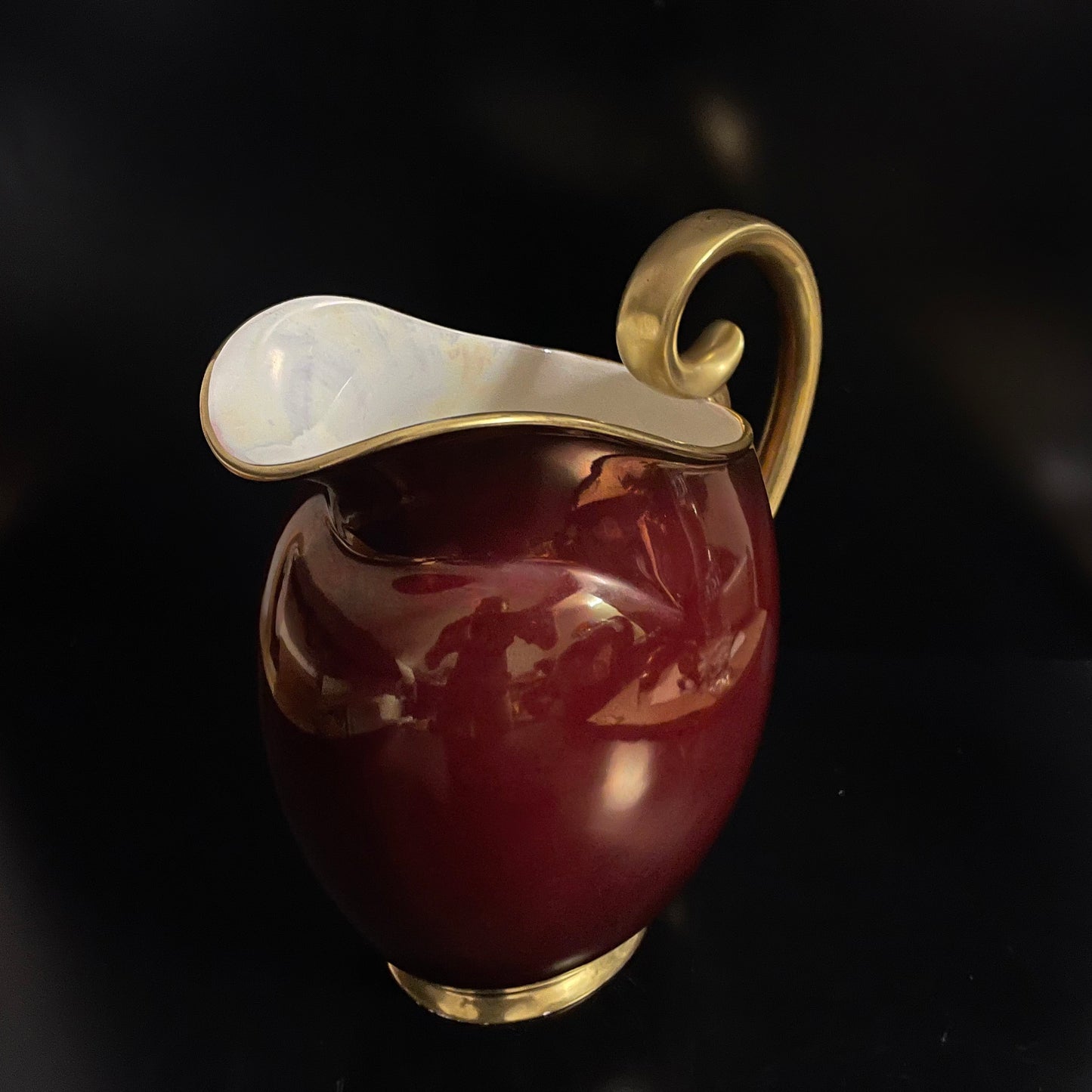 Vintage Carlton Ware Rouge Royale Red / Gold 2150 Jug