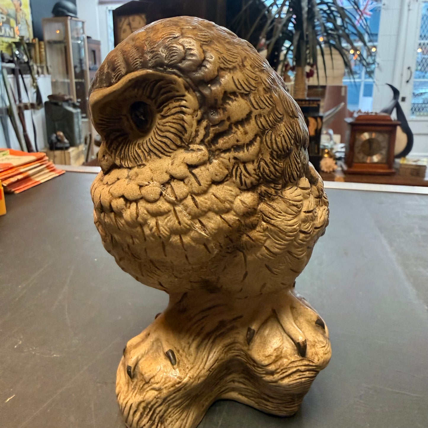 Poole Pottery Stoneware Owl Ornament Signed B.LINLEY ADAMS