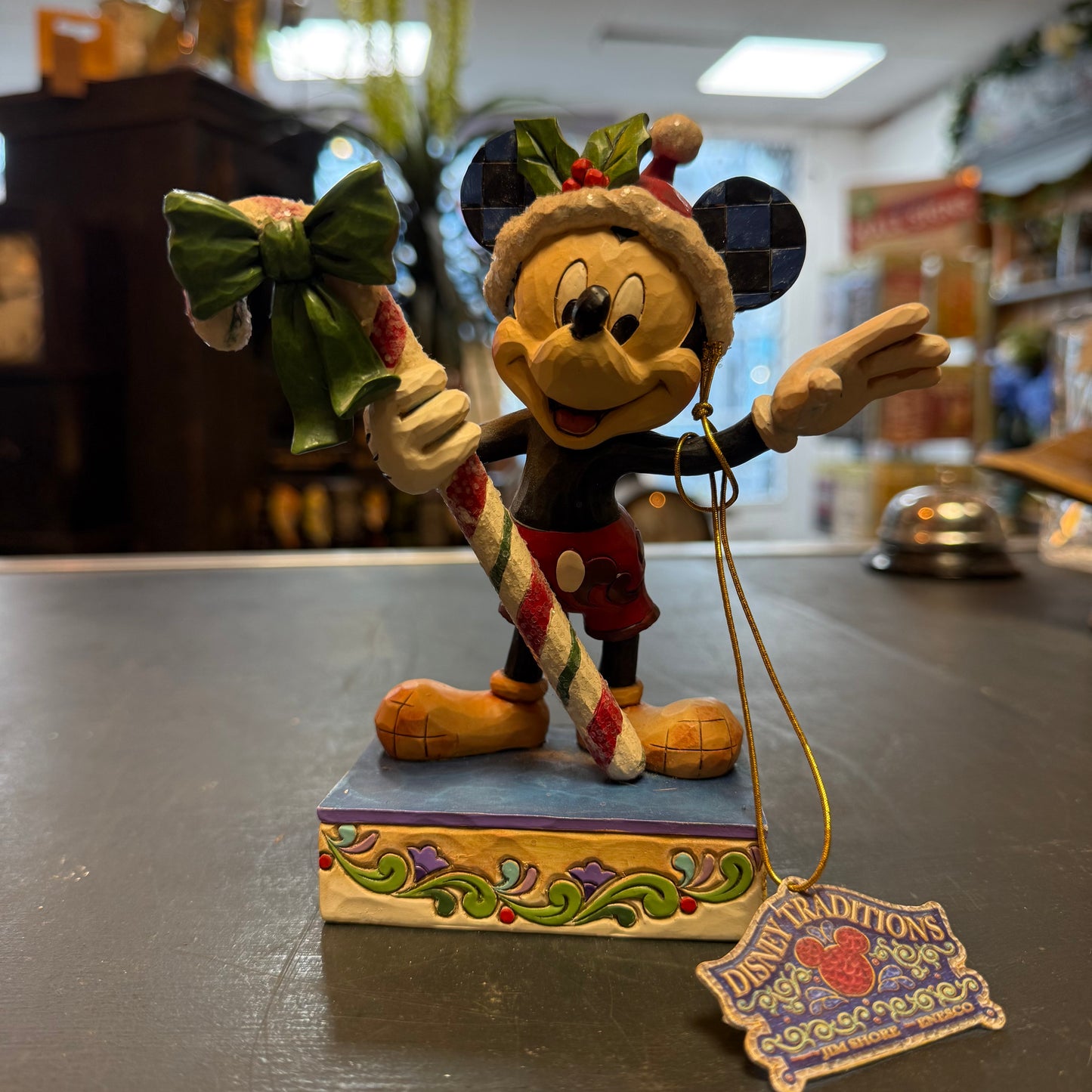 Disney Traditions Sweet Gatherings Mickey Mouse W/ Candy Cane