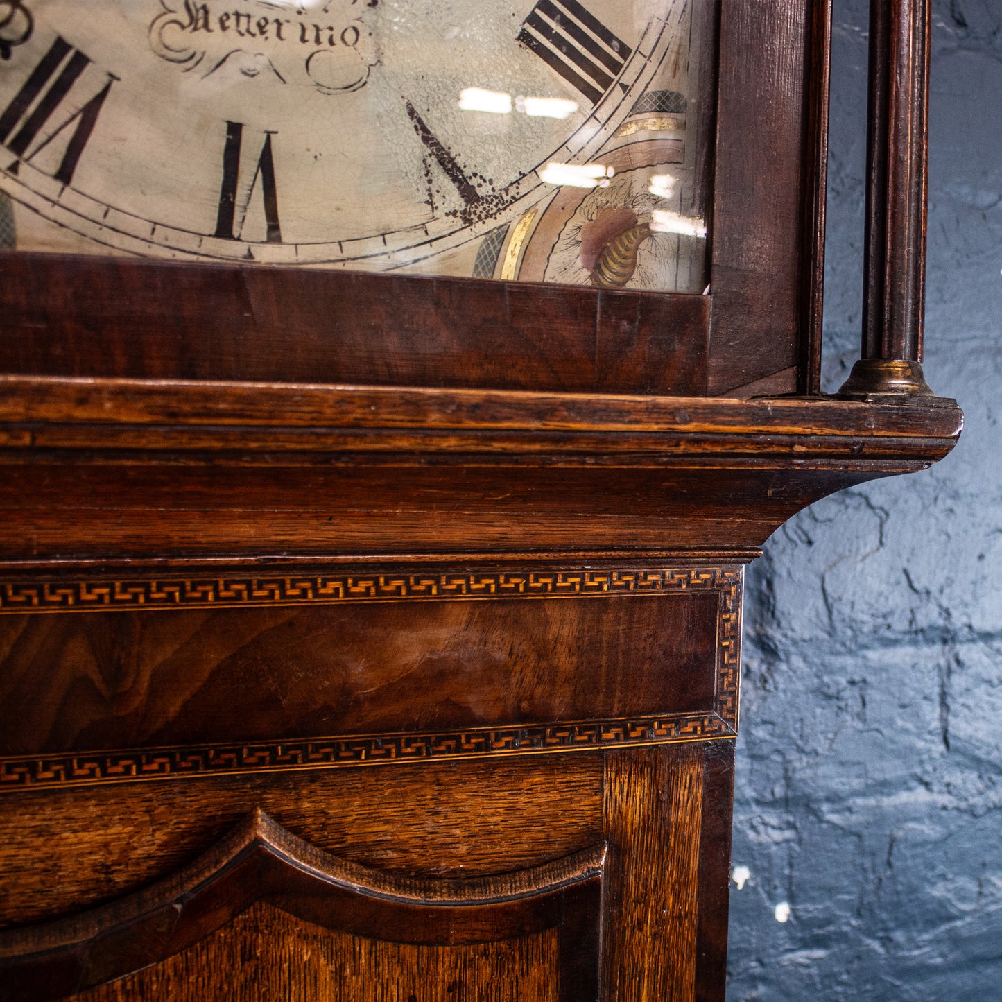 Antique Vintage William Terry Grandfather Clock