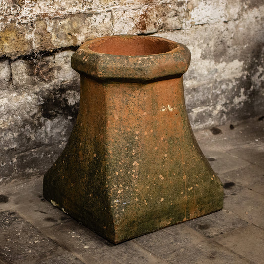 Antique Reclaimed Terrocotta Red Chimney Pot Planter