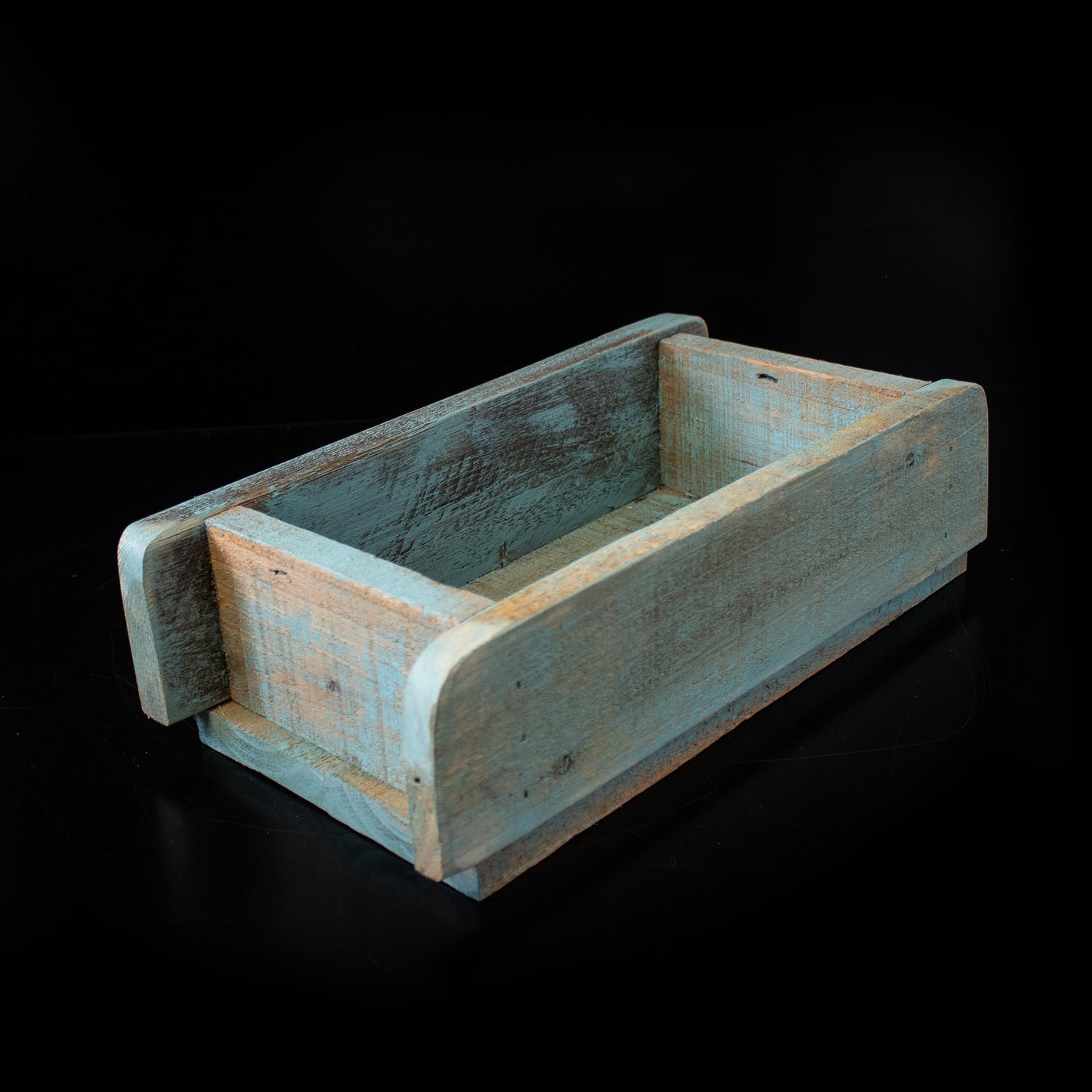 Reclaimed Wooden Rustic Brick Mould Storage Crate