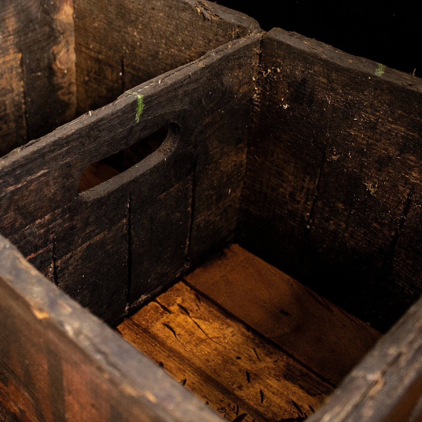 Vintage Antique Greenall Whitley Brewery Wooden Crate