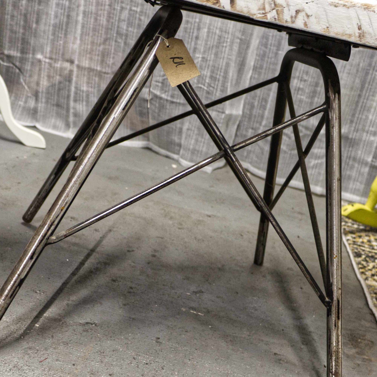 Rustic Handmade White Painted Oak Coffee Table