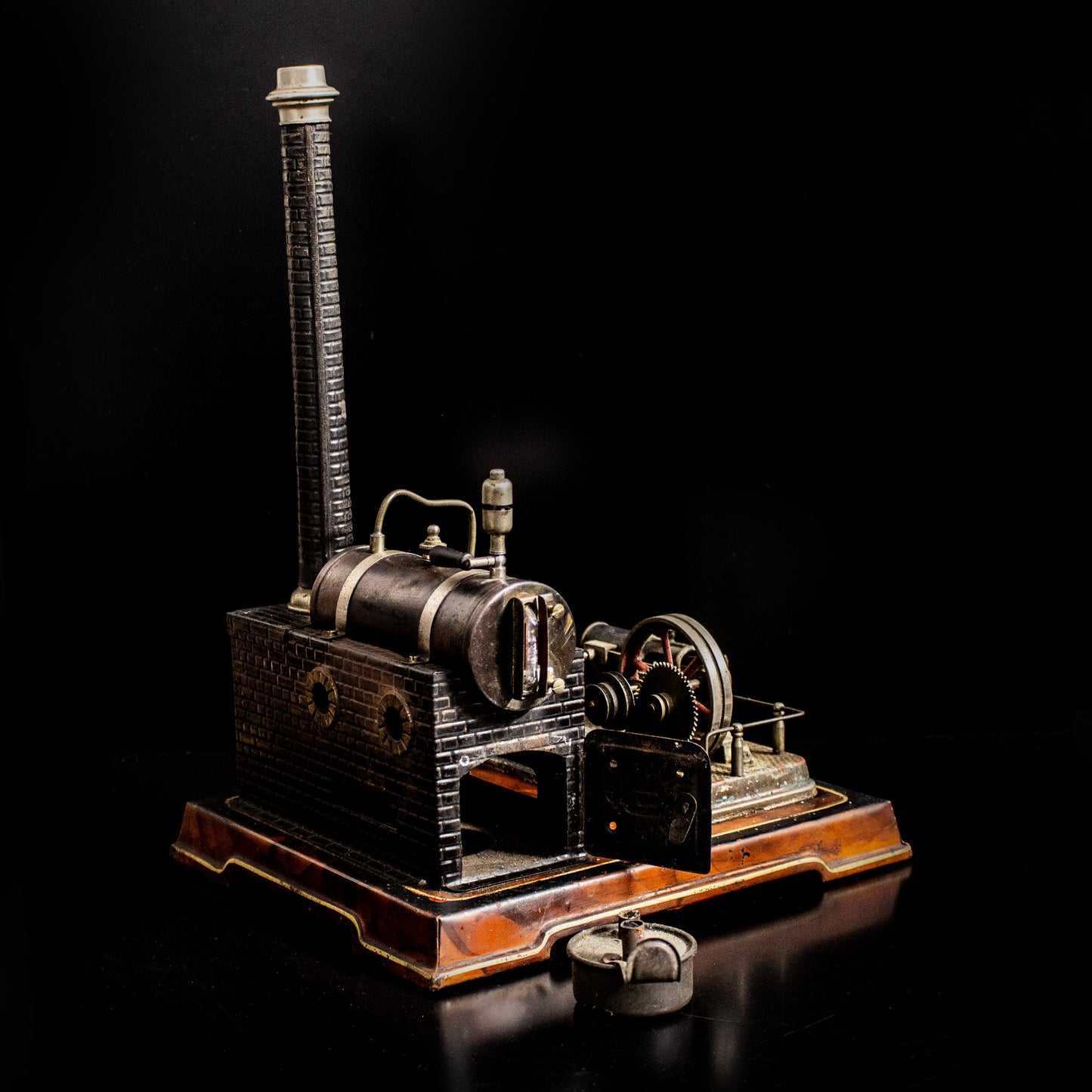 Antique Vintage Josef Falk Stationary Steam Engine