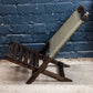 Vintage Wood / Canvas Folding Fishing Chair