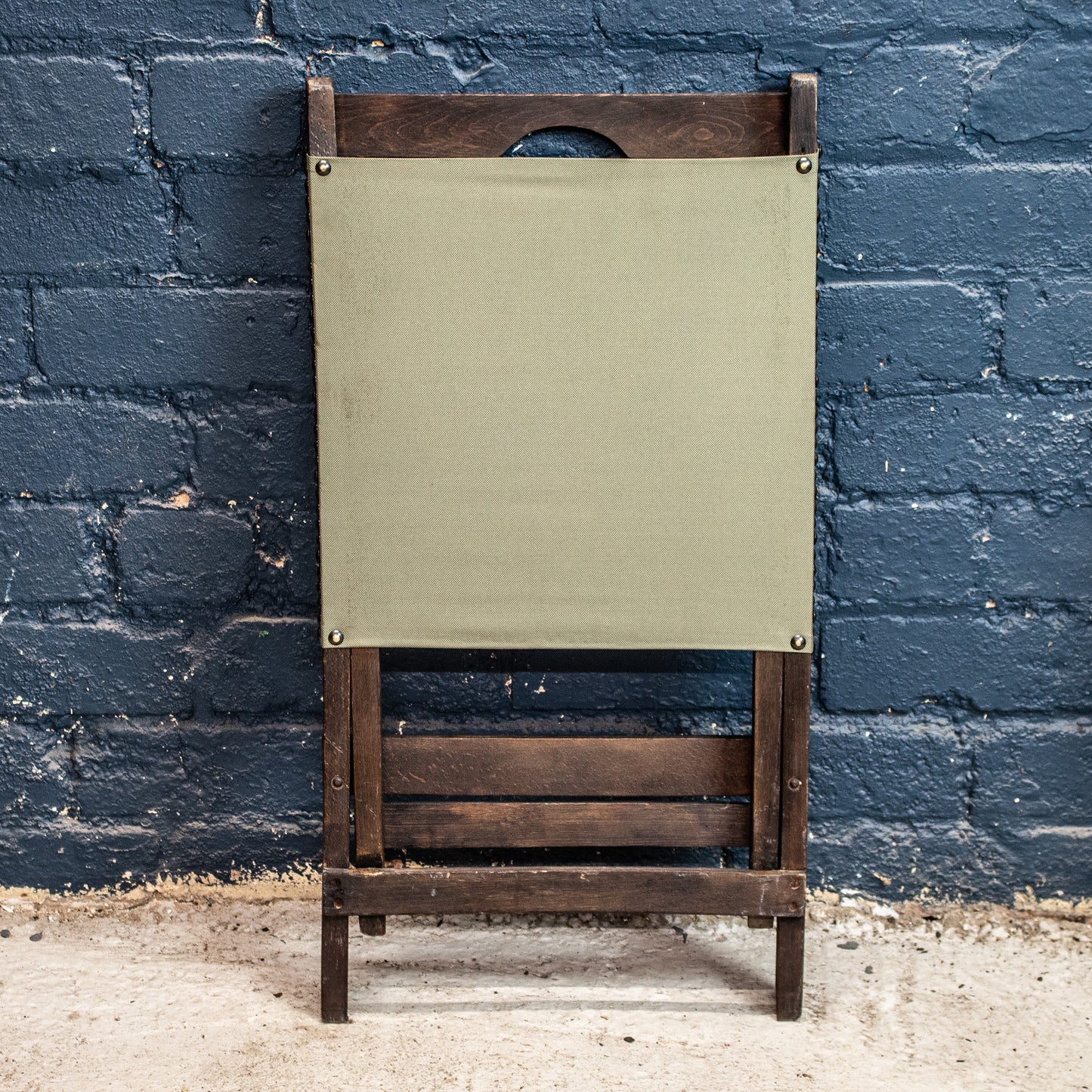 Vintage Wood / Canvas Folding Fishing Chair