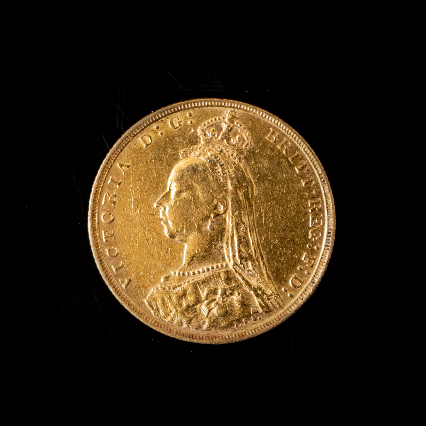1892 Queen Victoria Jubilee Head Full Gold Sovereign