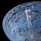Vintage Blue Hand Blown Glass Small Bowl Studio Glass Art