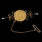 1909 22ct Gold Half Sovereign 9ct Gold Mounted Brooch
