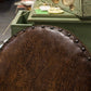 Antique vintage Wooden Upholstered Reclining Chair