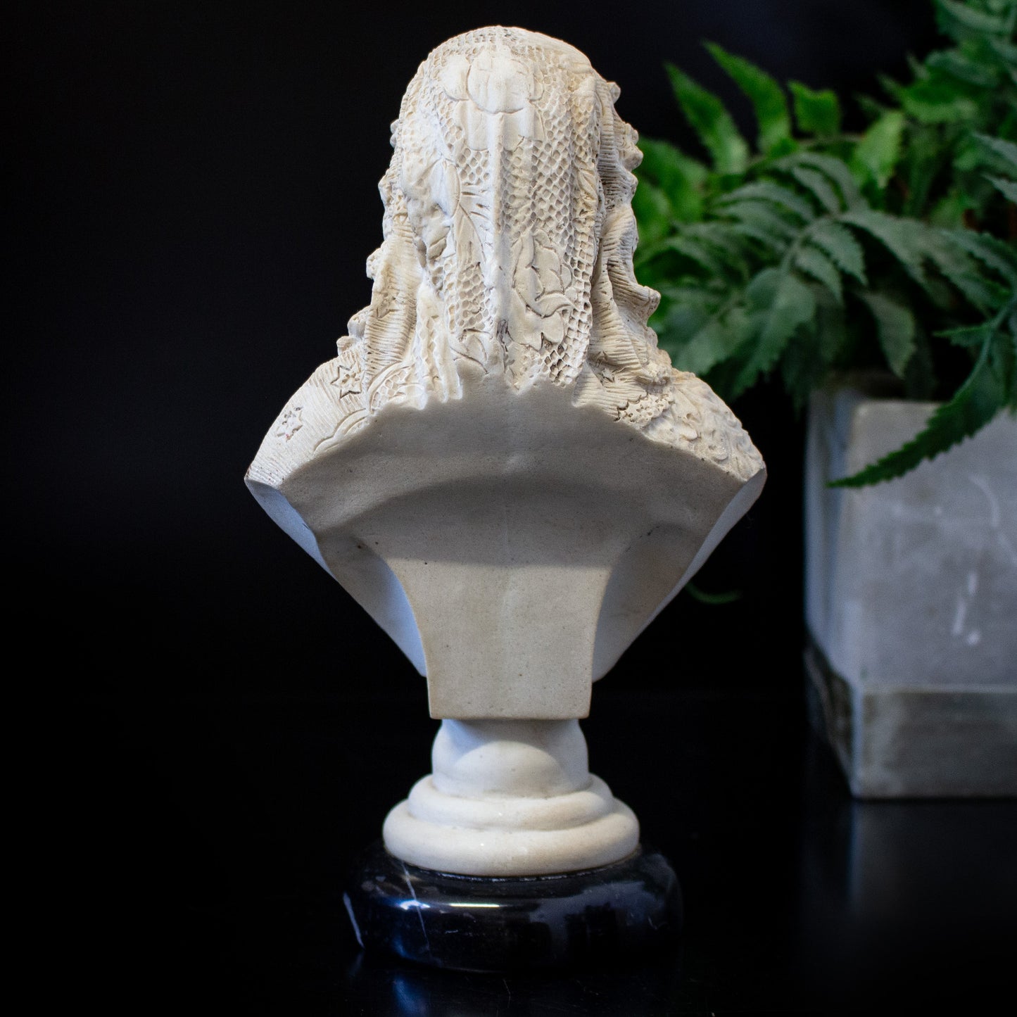 Antique Parian Ware Queen Victoria Commemorative Bust