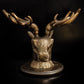 Metal Stag Head Ornament