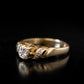 9ct Gold Diamond Set Ring Size M