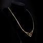9ct Yellow Gold Herringbone Ladies Necklace Chain Italy Made