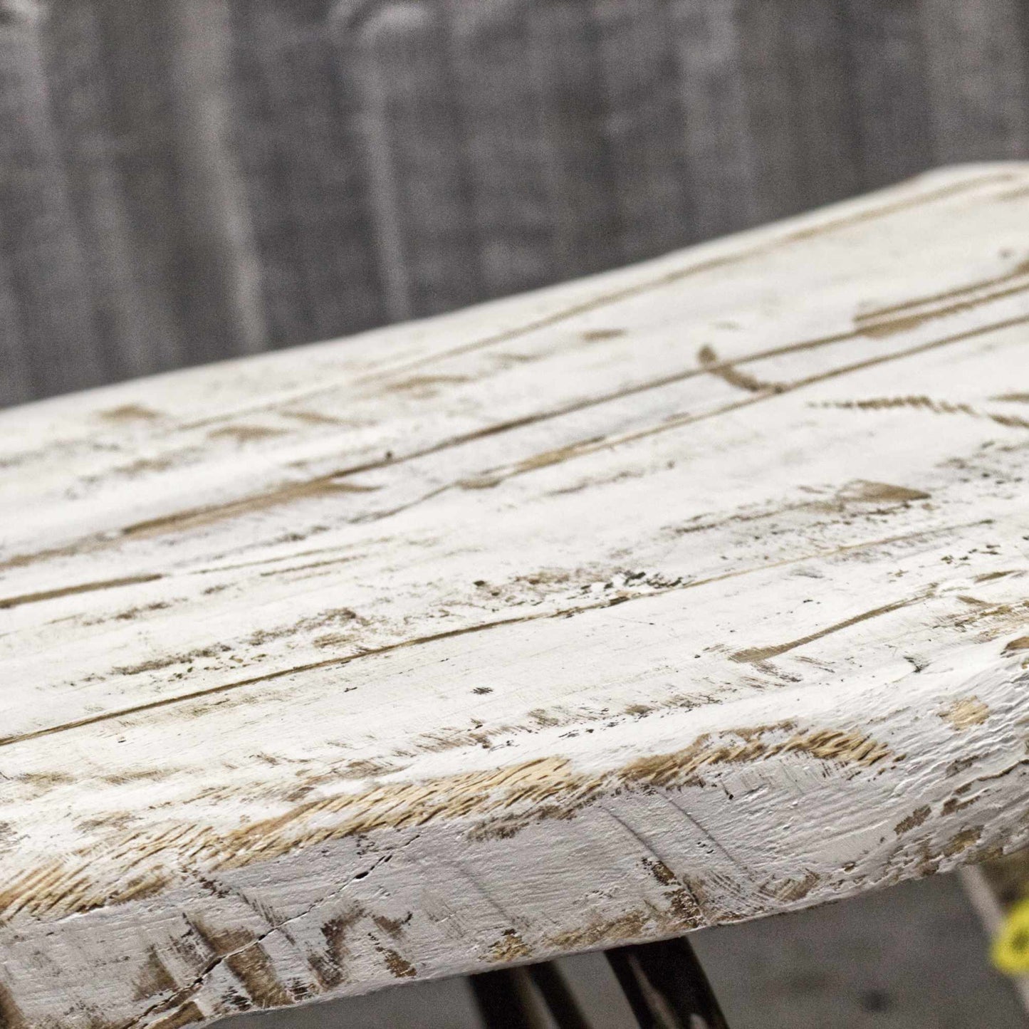 Rustic Handmade White Painted Oak Coffee Table