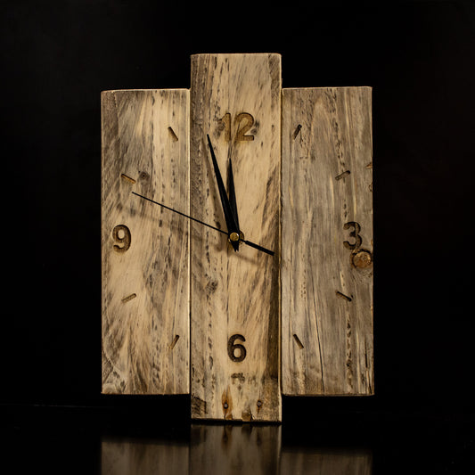 Handmade Reclaimed Wood Rustic Wall Clock