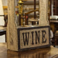 Rustic Wooden 2 Bottle Wine Carrier / Crate