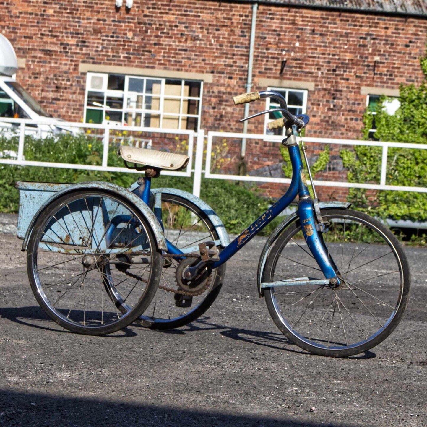 Vintage Childs Raleigh Sunbeam Tricycle With Luggage Box