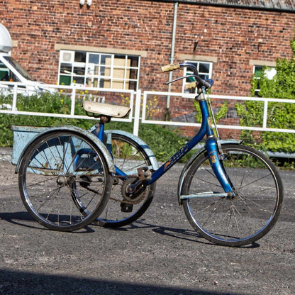 Vintage Childs Raleigh Sunbeam Tricycle With Luggage Box