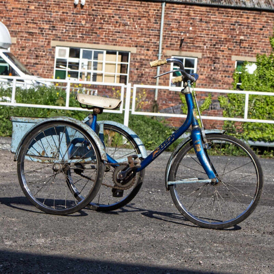 Vintage Childs Raleigh Sunbeam Tricycle With Luggage Box