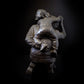Vintage Father & Daughter Bronze Effect Figure